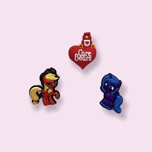 My Little Pony Care Bears Croc Charm Bundle